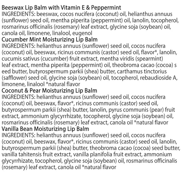 Burt's Bees Lip Balm Flavors of Spring Variety Pack - Picture 5 of 5